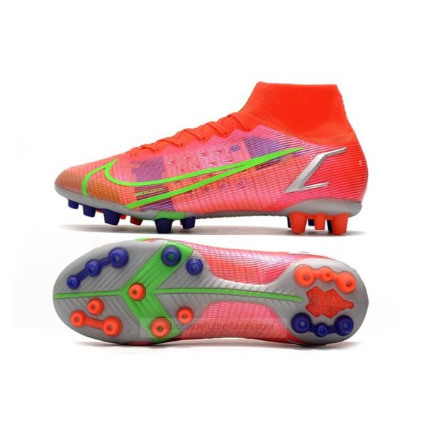 Nike Mercurial Superfly Elite AG PRO Spectrum Rojo Plata